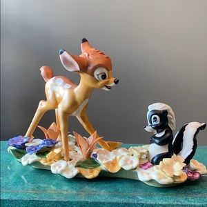 Walt Disney Classics Bambi and Flower Limited Ed